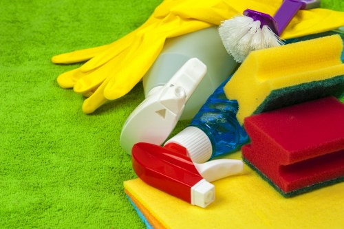 Bromley Carpetcleaning team following safe working practices