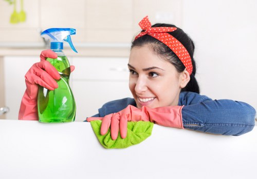 Deep cleaning hard flooring in a Bromley property